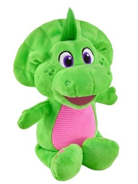 Fisher-Price Barney's World Plush Baby Bop 8-inch Toy Dinosaur for Toddlers